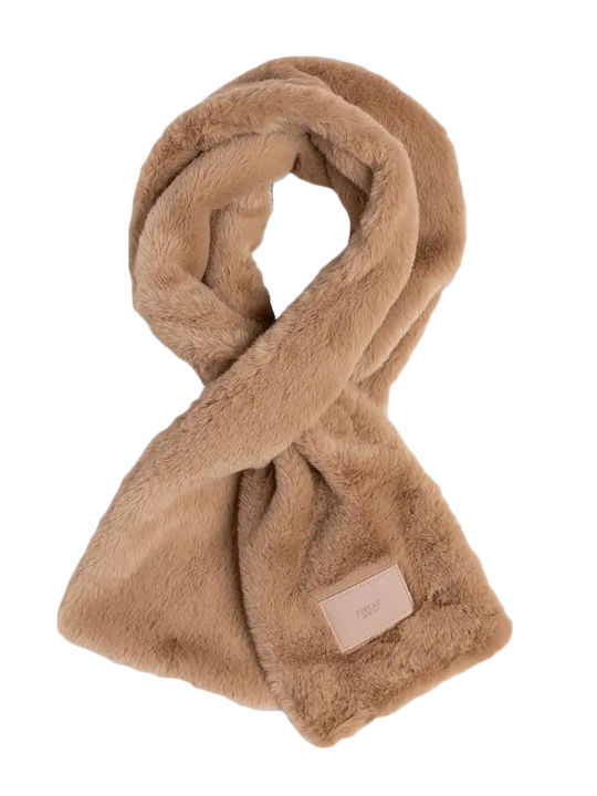 Replay Women's Fur Scarf Beige