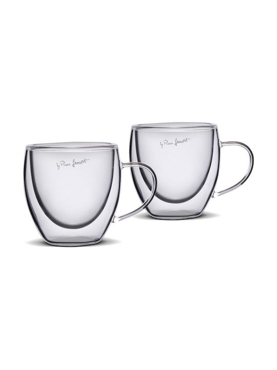 Lamart Vaso Glass Espresso Cup Set 75ml Transparent 2pcs