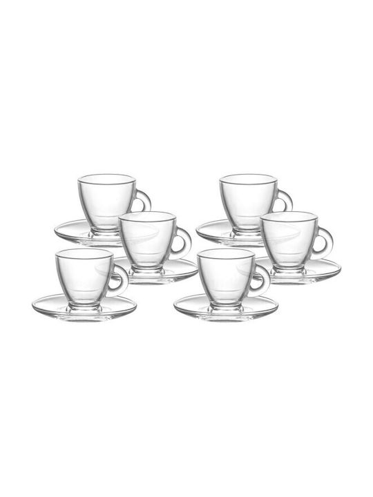 Set of 6 Espresso Cups 95cc Roma - Lav