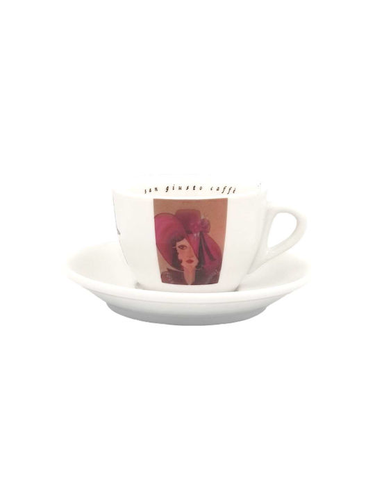 San Giusto Art San-art Tasse Cappuccino aus Porzellan Mehrfarbig