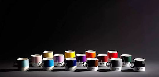 Pantone Lifestyle Tasse Espresso aus Porzellan Orange 120ml