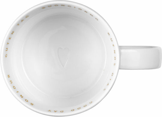 Raeder Good Day Φλιτζάνι Καφέ από Πορσελάνη Λευκό 250ml