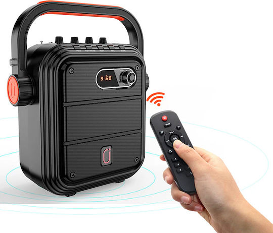JYX Boxă Karaoke cu Microfoane Fără Fir JYX-65BT Neagră