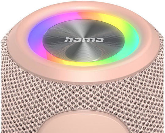 HAMA Ballshape Ηχείο Bluetooth 5W με Ραδιόφωνο και Διάρκεια Μπαταρίας έως 10 ώρες Ροζ