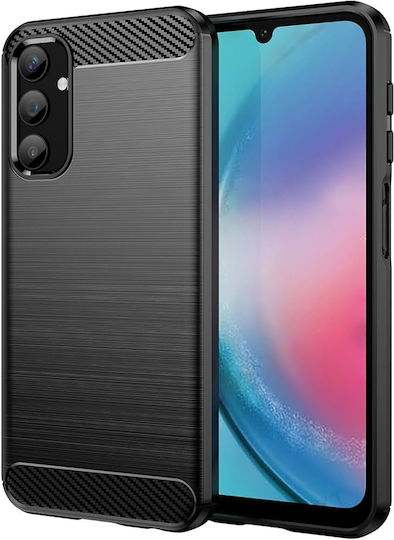 Carbon Back Cover Σιλικόνης Μαύρο (Galaxy A25 5G)