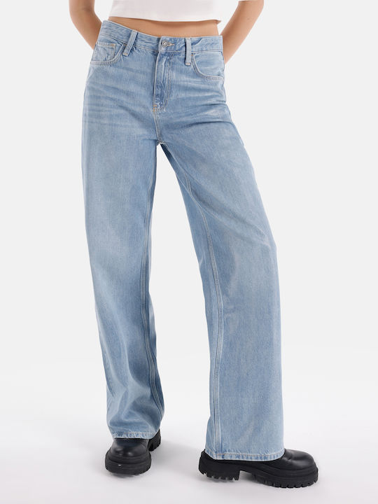 Damen Stoffhose in Regulärer Passform Blau