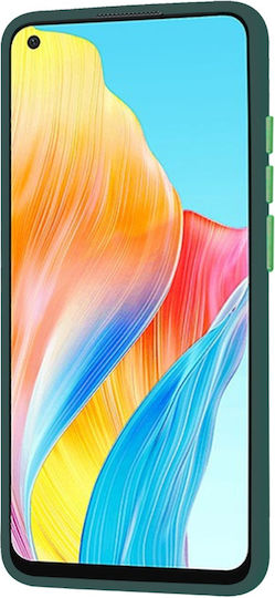 Techsuit Halofrost Umschlag Rückseite Silikon Grün (Oppo A78 4G - German: Oppo A78 4G)