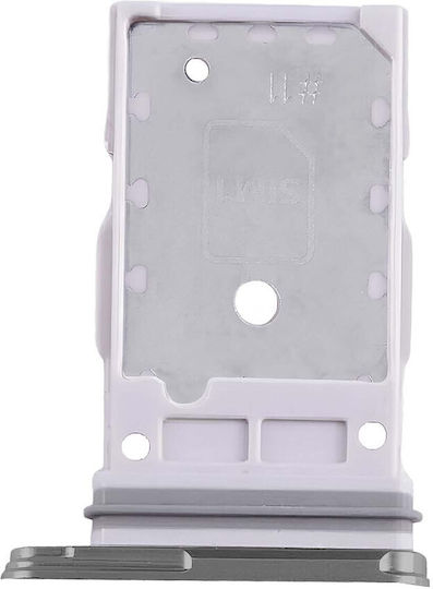 Clappio SIM-Karten-Schublade Samsung Galaxy S24 Ultra Dual Nano SIM Lavendelgrau