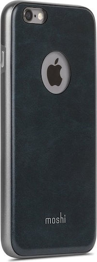 Moshi Napa Iphone 6s Plus 6 Plus Midnight Задна корица Кожа Син (iPhone 6/6s Plus)