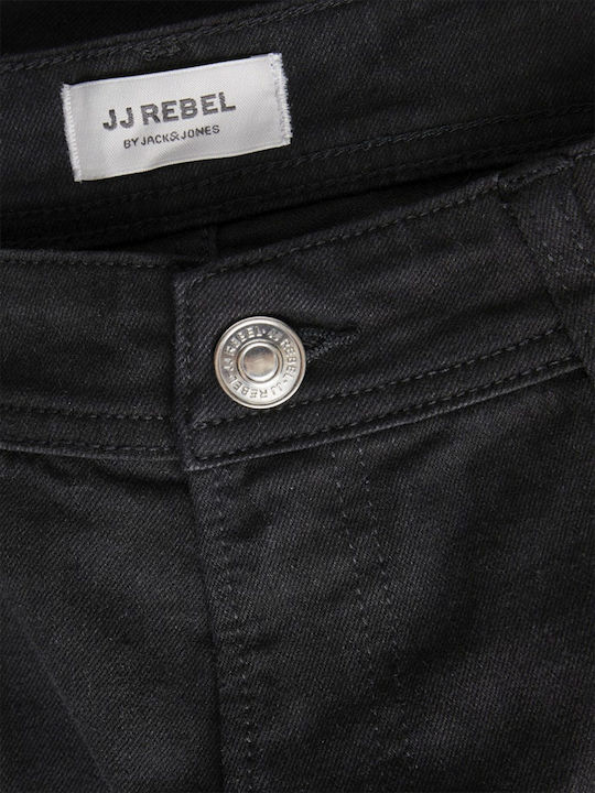 Men's Jeans Pants Elastic with Slim Fit Black