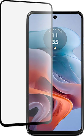Закалено стъкло Черно (Motorola G34)