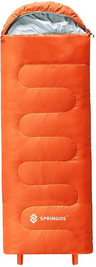 Springos Schlafsack Einzeln Sommer Orange