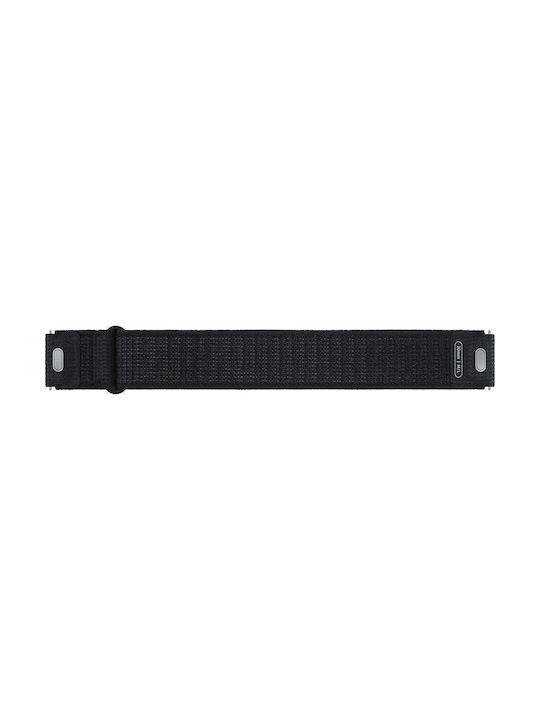 Samsung Strap Fabric Black (Galaxy Watch4/5/6/7/FE/4 Classic/6 Classic/5 Pro)