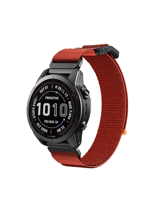 Tech-Protect Scout Каишка Текстил Оранжев (Fenix 3 / 5X / 5X Plus / 6X / 6X Pro / 7X / 7X Pro / 8 (51mm))