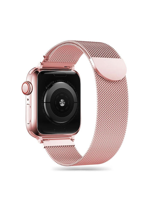 Tech-Protect Milanese Tragbare Bänder Rostfreier Stahl Rose Gold Apple Watch 4 / 5 / 6 / 7 / 8 / 9 / SE