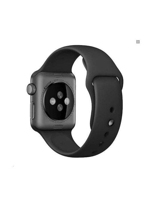 Apple Sport Band Λουράκι Μαύρο (Apple Watch.)