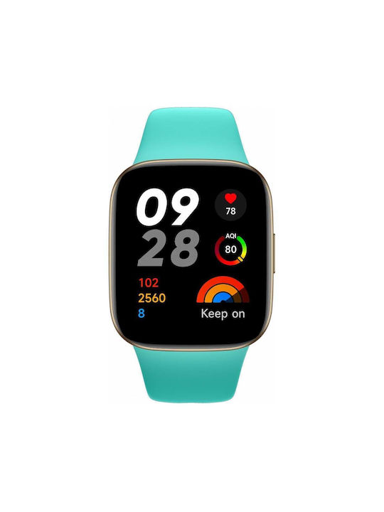 Xiaomi Λουράκι Σιλικόνης Aqua Blue (Redmi Watch 3)