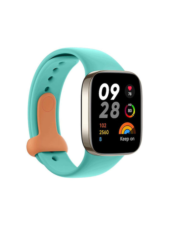 Xiaomi Λουράκι Σιλικόνης Aqua Blue (Redmi Watch 3)