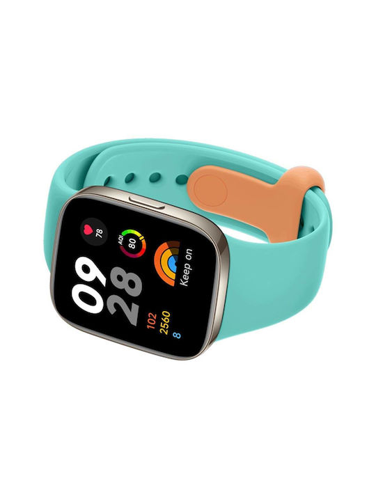 Xiaomi Λουράκι Σιλικόνης Aqua Blue (Redmi Watch 3)