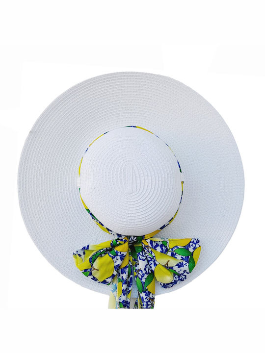 Wicker Women's Hat White