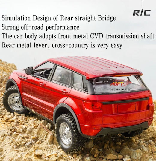 Land Rover Discovery Τηλεκατευθυνόμενο Αυτοκίνητο 4WD Κόκκινο