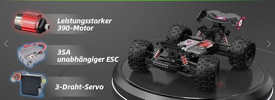 Smrc S910 High Speed Τηλεκατευθυνόμενο Αυτοκίνητο 4WD Μαύρο
