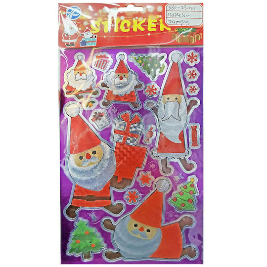 XMASfest Χριστουγεννιάτικα Αυτοκόλλητα 13x24εκ.