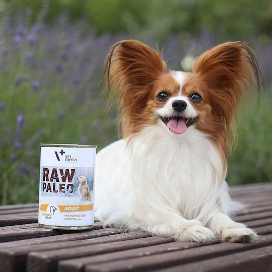 VetExpert Raw Paleo Υγρή Τροφή Σκύλων σε Κονσέρβα με Γαλοπούλα χωρίς Σιτηρά & Γλουτένη 800gr