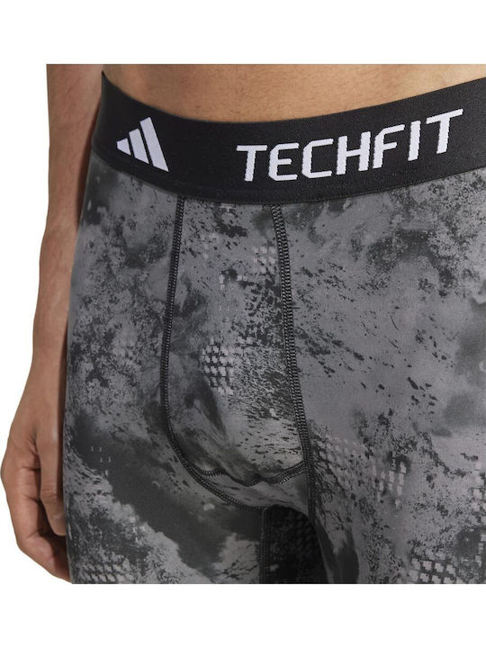 adidas Techfit Herren Sportleggings Kompression Lang Schwarz