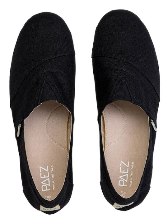 Stoff Herren Espadrilles in Schwarz Farbe