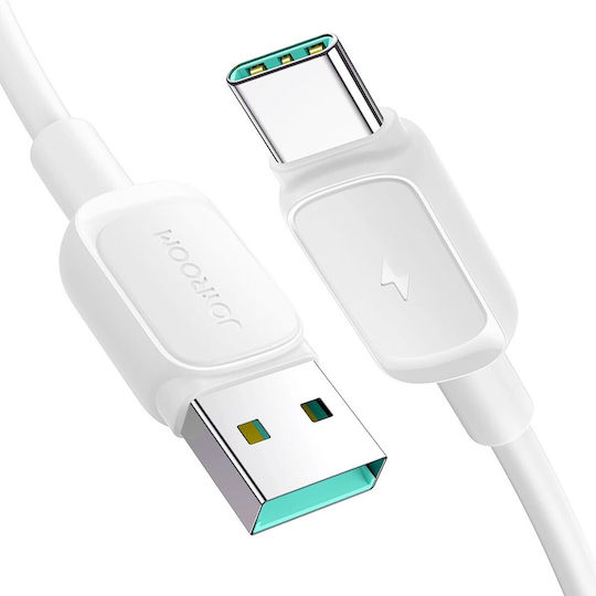Joyroom USB 2.0 Cable USB-C Male - USB-A 18W White 1.2m S-AC027A14