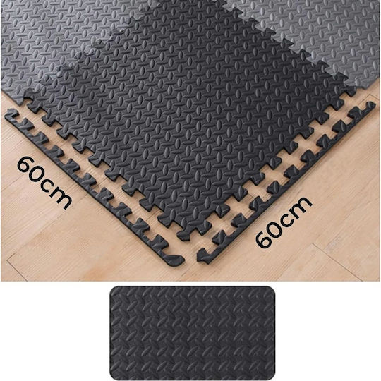 Δάπεδα Παζλ Γυμναστηρίου Πολύχρωμα 180x180cm 9τμχ