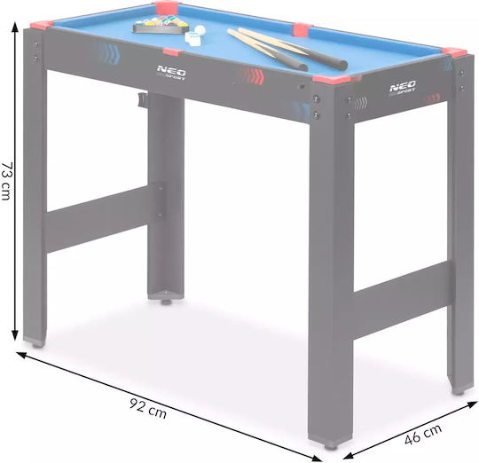 NEO Sport Foldable Air Hockey Standing Table L92xW46xH73cm