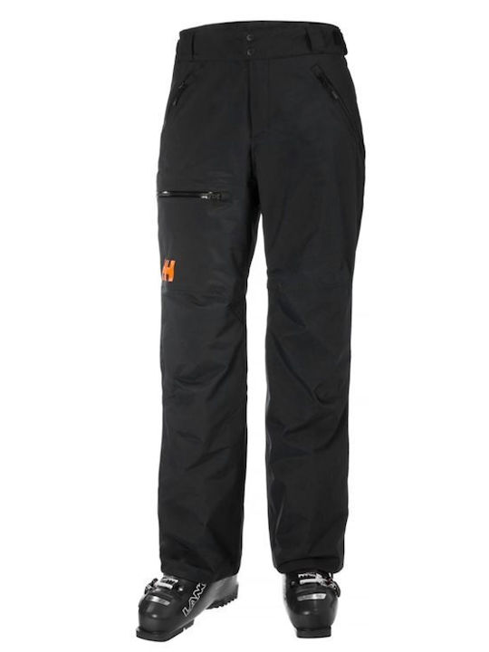 Helly Hansen Ανδρικό Μακρύ Παντελόνι Πεζοπορίας Μαύρο