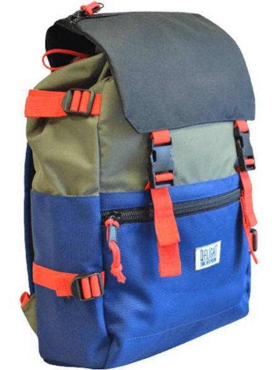 Kingslong QFlight Τσάντα Πλάτης 15.6" Πολύχρωμη