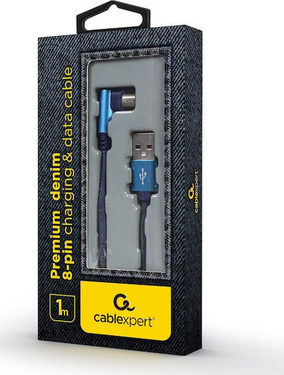 Gembird Regular USB 2.0 to micro USB Cable Μαύρο 1m (CC-USB2J-AMmBML-1M-BL) 1τμχ