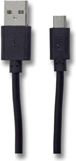 2GO USB 2.0 to micro USB Cable Black 1m (4010425952019)