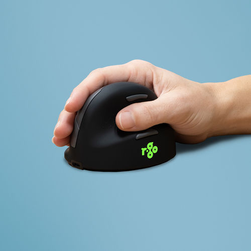 R-Go Tools He Break Ασύρματο Εργονομικό Bluetooth Vertical Ποντίκι Μαύρο