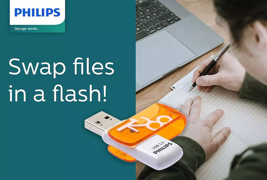 Philips Vivid Edition 128GB USB 3.0 Stick Orange