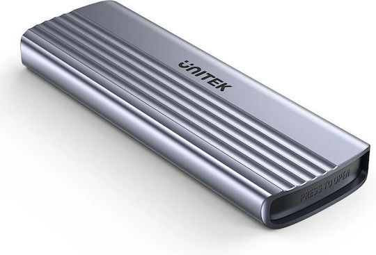 Unitek Твърд диск кутия M.2 PCI Express NVMe с връзка Type-C в Сив цвят