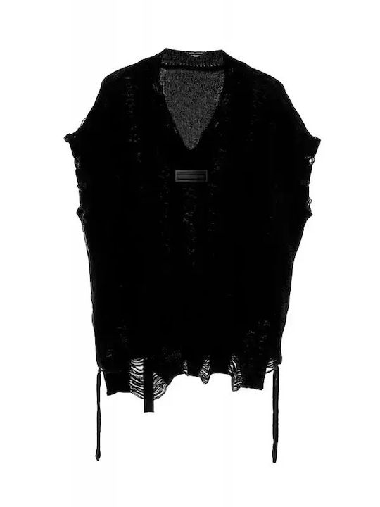 Ärmellos Jacke Grey-black