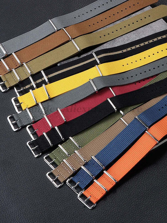 Fabric Strap Nato Green 22mm