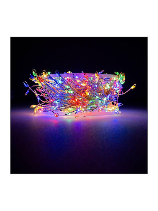 Christmas Plug-in LED Lights RGB Coil Remote Control 500L 20m Christmas Atmosphere Light String RGB Light 041067