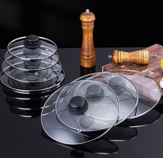 Cheffinger Capac Pentru Tigaie și Oală Din Sticlă 24cm CF-GL24