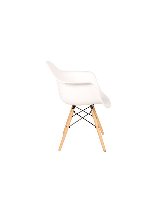 Dining Room Polypropylene Chair White