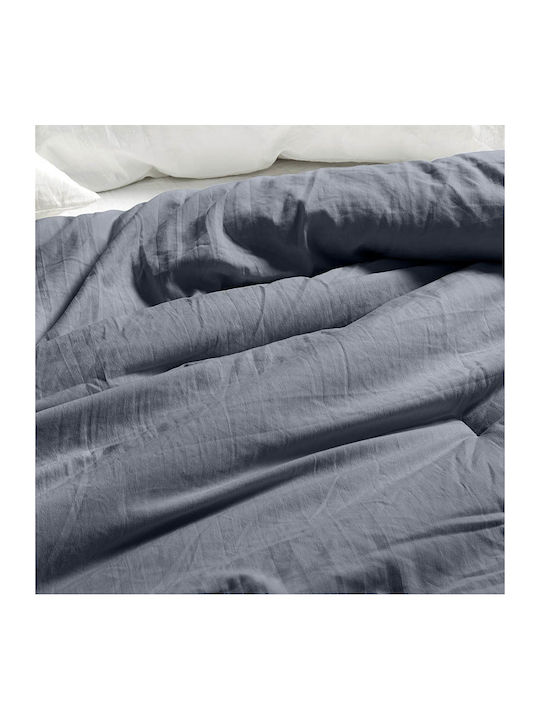 Cannon Bettdecke Einzelbett 160x240cm Blue 280 GSMGsm