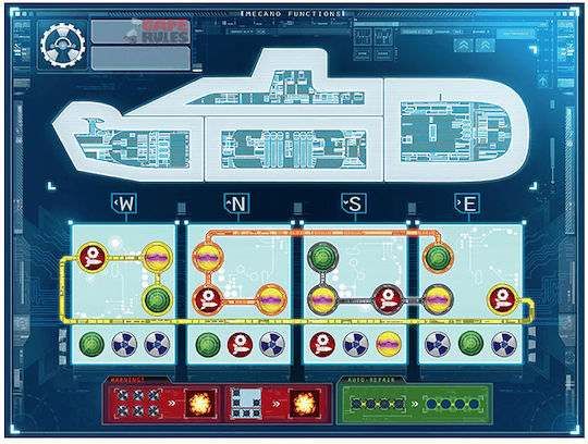 Board Game Captain Sonar for 2-8 Players 14+ Years Old MATSCAP001 (EN) Matagot
