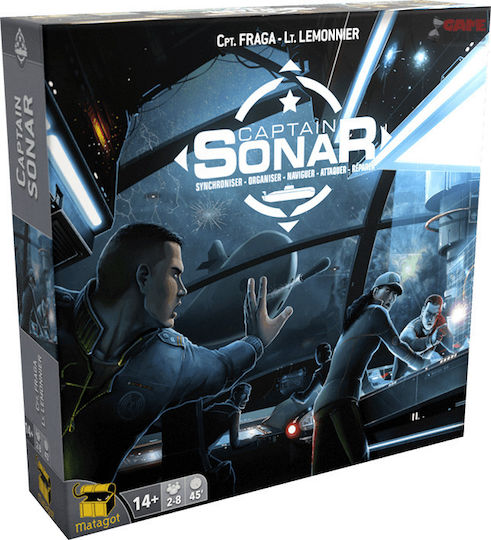 Board Game Captain Sonar for 2-8 Players 14+ Years Old MATSCAP001 (EN) Matagot