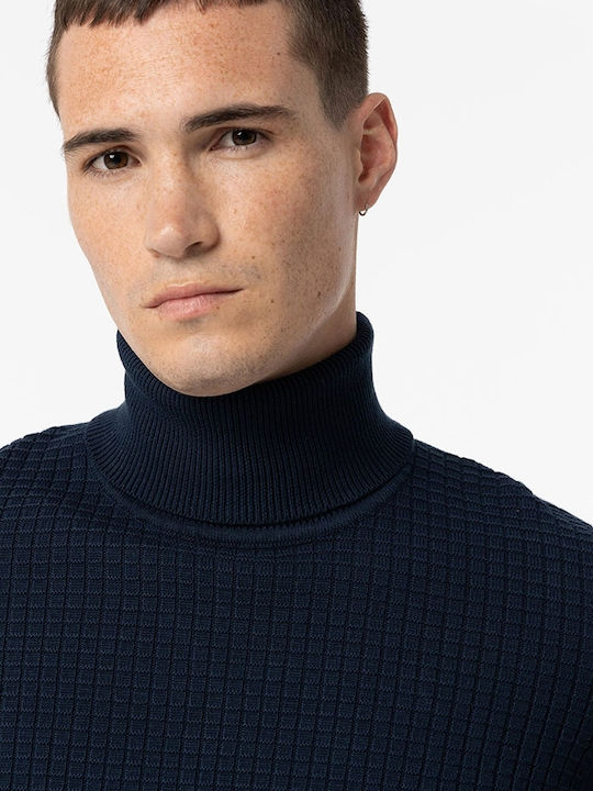 Langarm Herrenbluse Blau