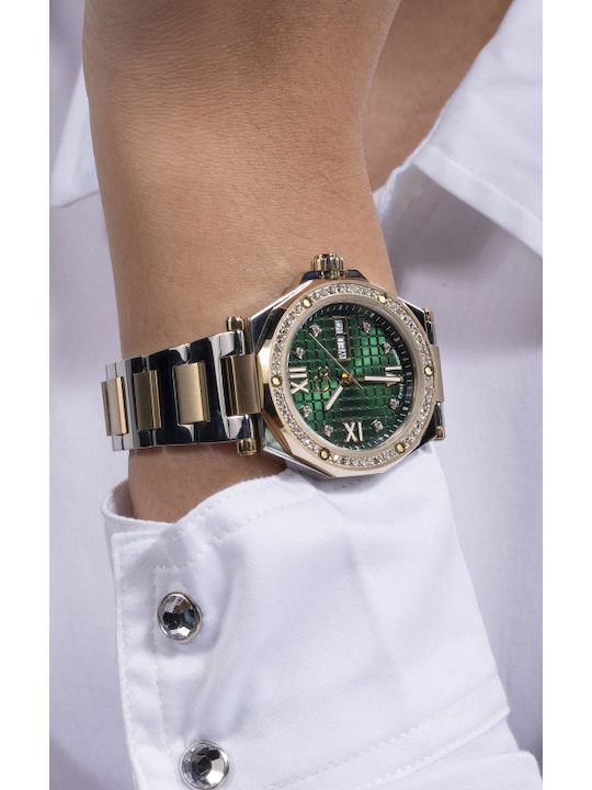 GC Watches Legacy Lady Women's Watch with Gold Metal Bracelet